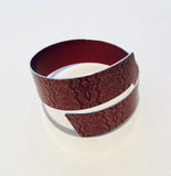 Bronze Linen Futures Strip Bangle