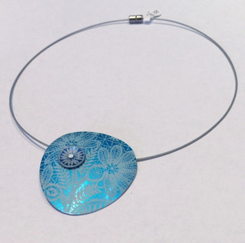 Turquoise Oval Pendant