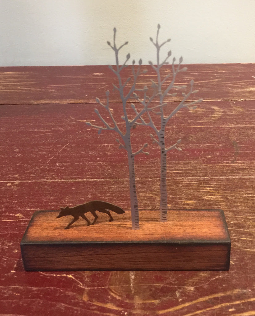 Miniature Fox & Silver Birch 2
