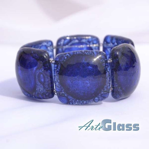 Bubble Square Bracelet (Dark Blue)