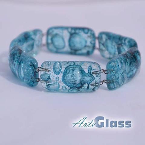 Narrow Bubble Bracelet (Turquoise)