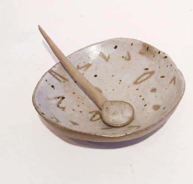 Salt Dish and Spoon (Scribe)