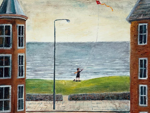 Sally Always Liked to Fly Her Kite, Giclee Print (PR14)
