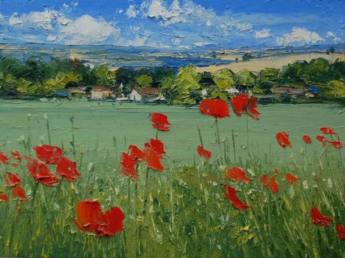 Poppies Near Giverny (Print) 4/150