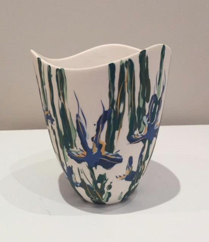 Medium Irises Vase