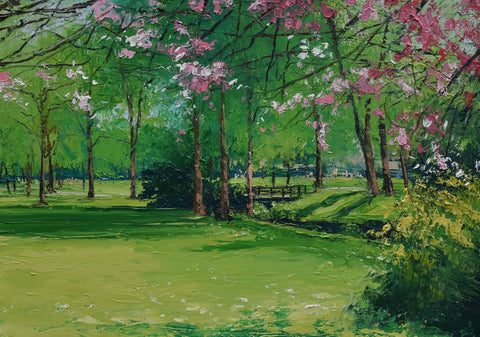 Early Light in Bournville Park, Giclee Print 2/150 (CG25)