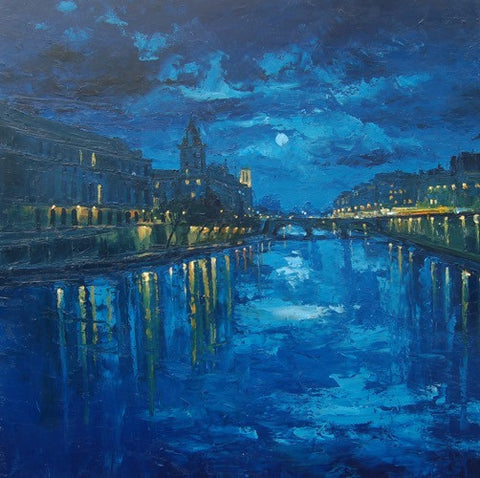The Seine in Moonlight
