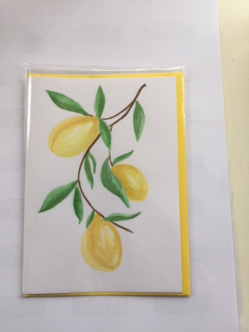 Three Lemons (card)