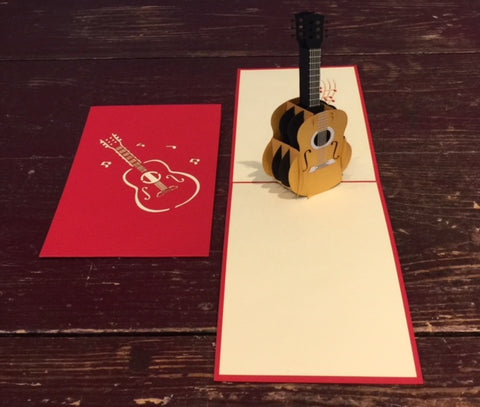 Single Guitar Card