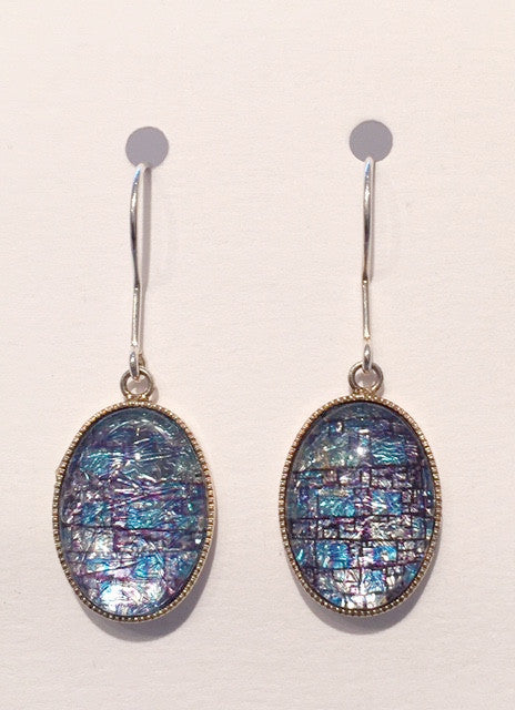 Blue Mosaic Earrings