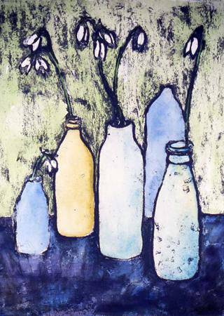 Snowdrops in Bottles
