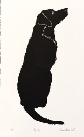 'Top Dog' Linocut Print 71/150 (AR59)