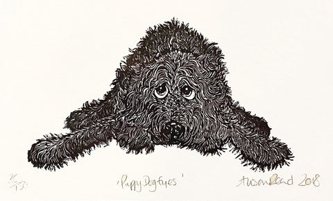 'Puppy Dog Eyes' Relief print (AR53)