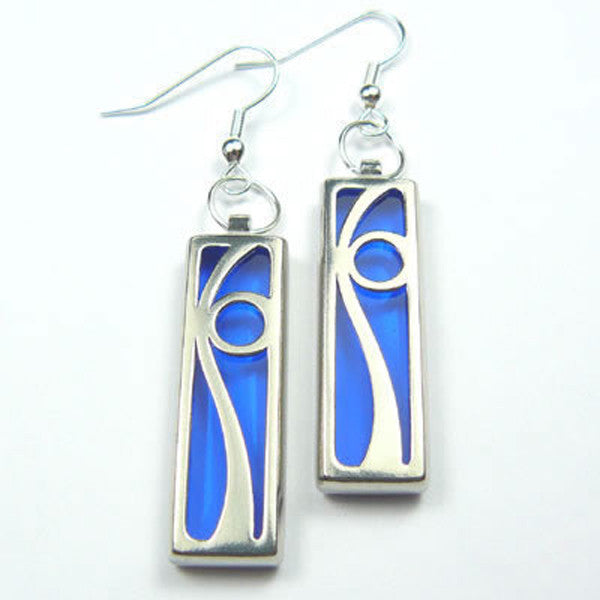 Ocean Wave Drop Earrings