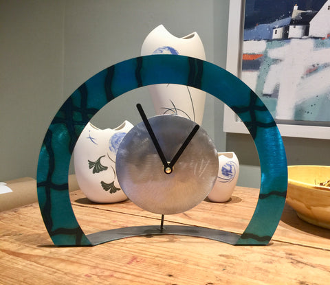 Hoop Clock (Turquoise)